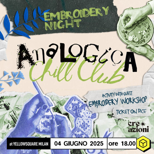 Workshop di ricamo su tote bag
