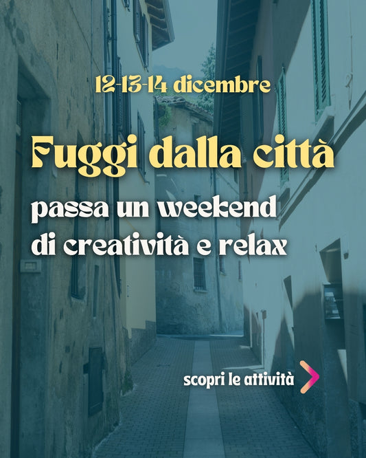 Ritiro cucito creativo 12-13-14 Dicembre 🌿