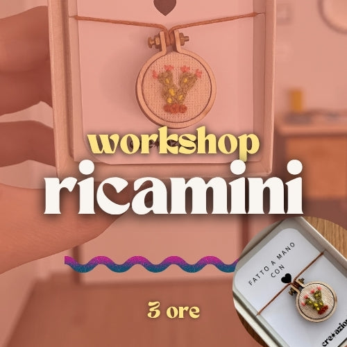 Workshop 3 ore - Ciondoli ricamati